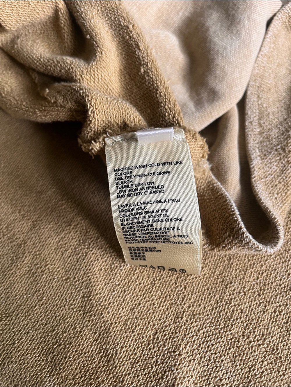 Free People Kara Cardi Zip Up Oversized Slouchy Cotton Hoodie in Golden Yellow - Picture 12 of 15